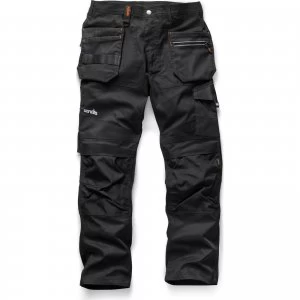 Scruffs Trade Flex Work Trousers Black 30" 33"