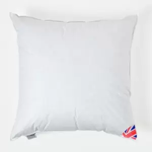 Duck Down Cushion Pad 80 x 80cm (32 x 32') - White - Homescapes