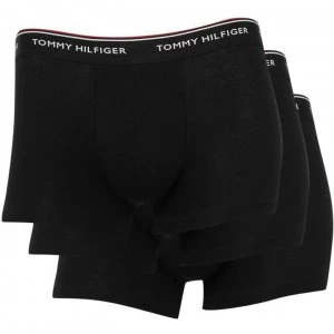 Tommy Bodywear 3 Pack Premium Essential Trunks - Black