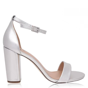 Aldo Tayvia Heeled Sandals Ladies - Silver