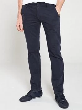 Hugo Boss Slim Fit Chino Trousers Navy Size 36 Men