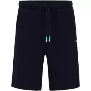 BOSS Embroidered Logo Shorts - Blue