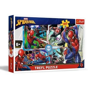 Spiderman To The Rescue Jigsaw Puzzle - 160 Pieces