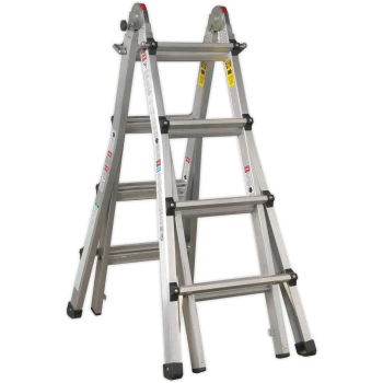 Sealey Telescopic 4 Way Combination Ladder 4.5m