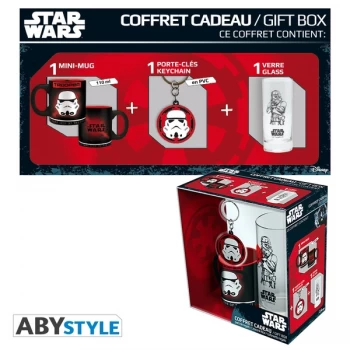 Star Wars - Trooper * (Glasses + Keyring + Mini Mug) Gift Box