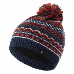 Dare2B Buzzer Knit Bobble Beanie - DkDenim/Blze