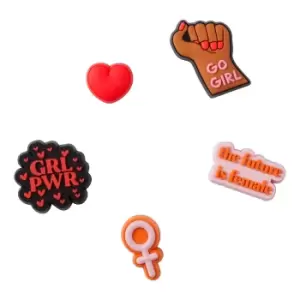 Pack of 5 Jibbitz Go Girl Charms