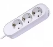 Bachmann SMART 3x Schuko 3m power extension 3 AC outlet(s) White