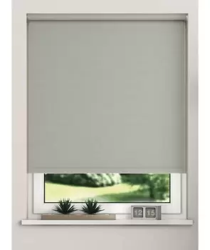 New Edge Light Grey Blackout Roller Blinds 50cm