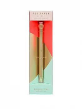 Ted Baker Colour By Numbers Statement Pen Gold, One Colour, Women