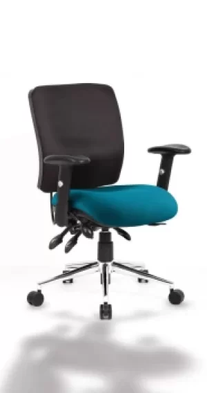 Chiro Medium Back Bespoke Colour Seat Teal