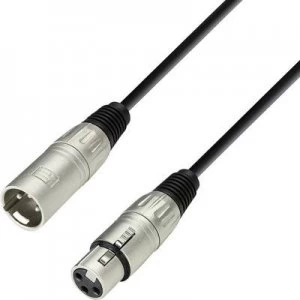 Adam Hall K3MMF0300 XLR Cable [1x XLR socket - 1x XLR plug] 3m Black