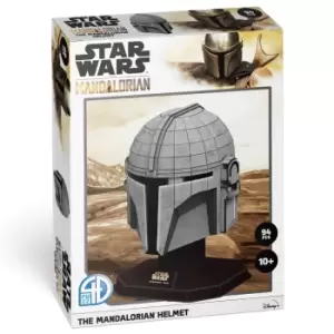 Star Wars: The Book of Boba Fett The Mandalorians Helmet Paper Core 3D Puzzle Model