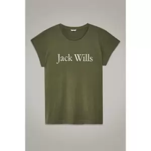 Jack Wills Forstal Boyfriend T-Shirt - Green