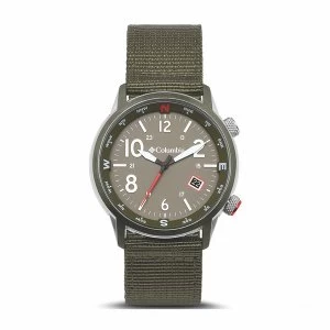 Columbia CSC01-008 Outbacker Olive 3-Hand Date Olive Nylon Watch