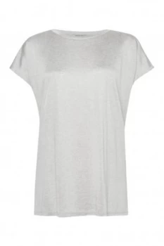 Great Plains Silky Jersey Top Grey Marl