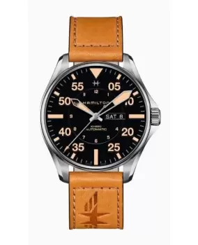 Hamilton Khaki Pilot Day Date Auto Mens Watch H64725531 H64725531