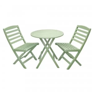 Porto Green Folding Bistro Set