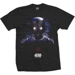 Star Wars - Rogue One K-2SO Prime Force 01 Unisex X-Large T-Shirt - Black