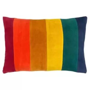 Furn Rainbow Cushion Cover (One Size) (Jewel)