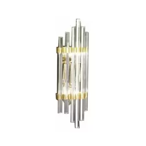 Kolarz ONTARIO - Lifestyle Crystal Wall Light Polished Gold, 2x E14