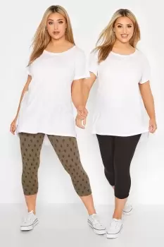 2 Pack Cropped Leggings