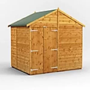 Power Garden Shed 68PAWDD Golden Brown 6x8