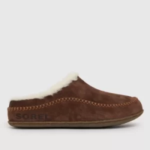 SOREL Brown Lanner Ridge Slippers