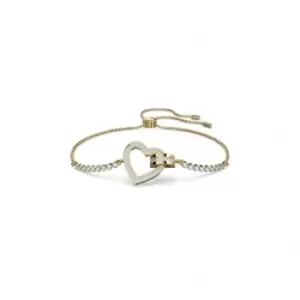 Lovely Heart White Gold-tone Plated Bracelet 563964