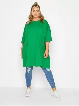 Yours Oversized Tunic. Green, Size 20, Women