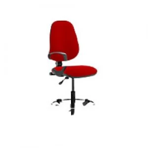 Task Office Chair Eclipse I Lever In Bergamot Cherry Fabric With Loop Arms And Hi Rise Draughtsman Kit