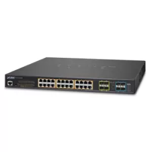 GS-5220-24PL4XR - Managed - L2+ - Gigabit Ethernet (10/100/1000) - Power over Ethernet (PoE) - Rack mounting - 1U