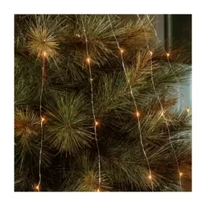 2.5M 300 Amber Dew Drop LED Branch Lights