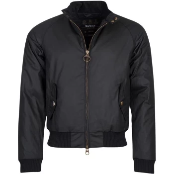 Barbour International Merchant Wax Jacket - Black BK71