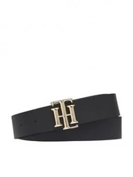 Tommy Hilfiger Logo Reversible Belt 3.0 - Black