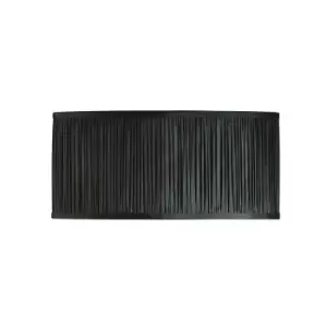 Kemp Oval Eighteen Inch Black Organza Two Light Shade, E14