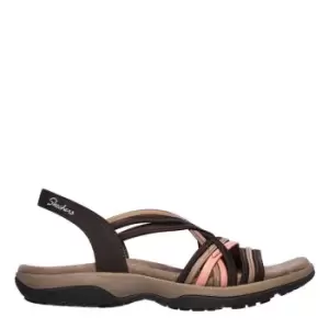 Skechers Gore Open Toe Slingback San - Brown