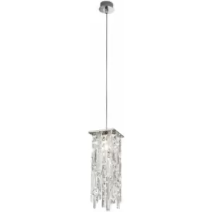 Kolarz PRISMA - Designer Crystal Pendant Light Polished Gold, 1x G9