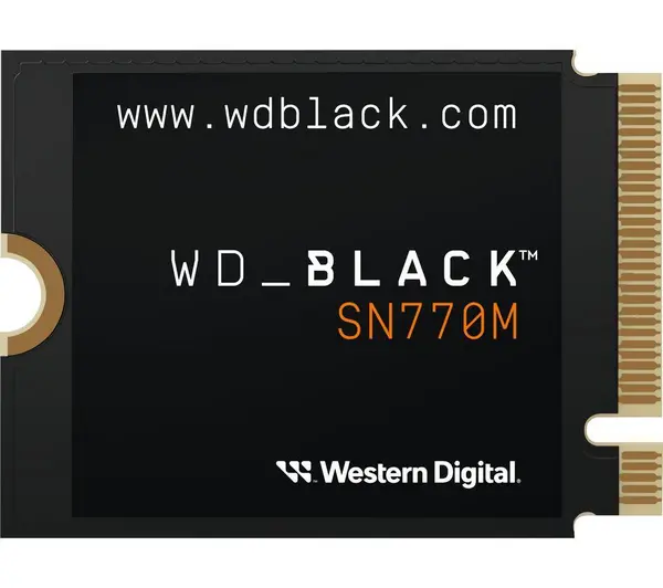 WD_BLACK SN770M M.2 Internal SSD Ð 2 TB, Black 619659207236