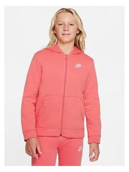 Nike Older Girls Nsw Core Tracksuit - Pink, Size S=8-10 Years, Women