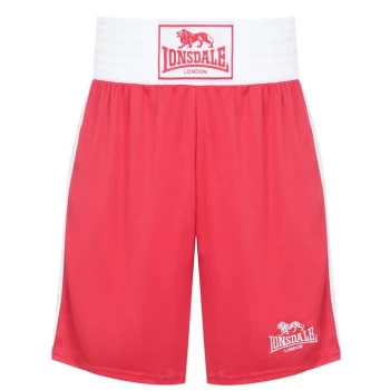 Lonsdale Box Short Mens - Red