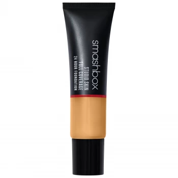 Smashbox Studio Skin Full Coverage 24 Hour Foundation Full Coverage Foundation Shade 3.05 Medium, Warm Golden 30ml