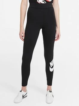 Nike NSW Essential Futura Leggings - Black Size XL Women