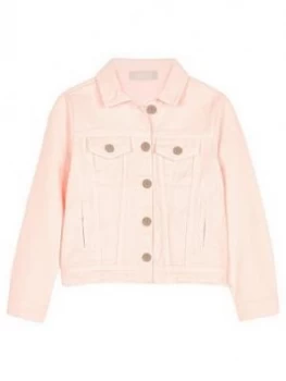 Mintie by Mint Velvet Girls Denim Jacket - Pink, Size 5-6 Years, Women