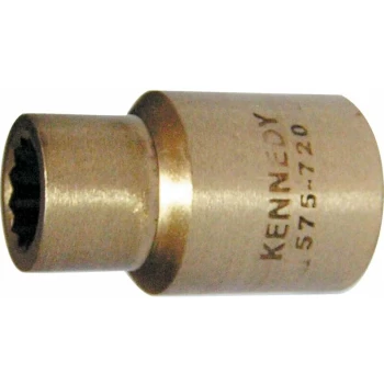 Kennedy-pro - 22MM Spark Resistant Socket 1/2' Sq. Dr Al-Br