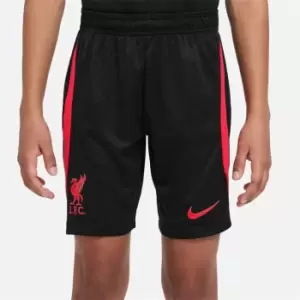 Nike Liverpool Away Strike Shorts 2022 2023 Juniors - Black