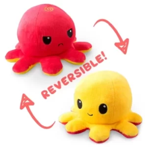 Reversible Octopus Plushie (Red/Yellow)