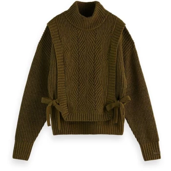 Scotch and Soda Turtleneck Jumper - Military