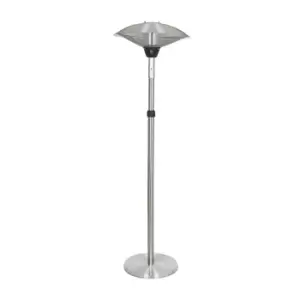 Silver Electric Freestanding Adjustable Patio Heater