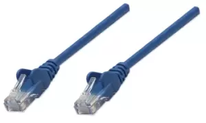 Network Patch Cable - Cat5e - 10m - Blue - CCA - U/UTP - PVC - RJ45 - Gold Plated Contacts - Snagless - Booted - Polybag - 10 m - Cat5e - U/UTP (UTP)
